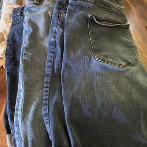 3 pairs of bermuda jean shorts